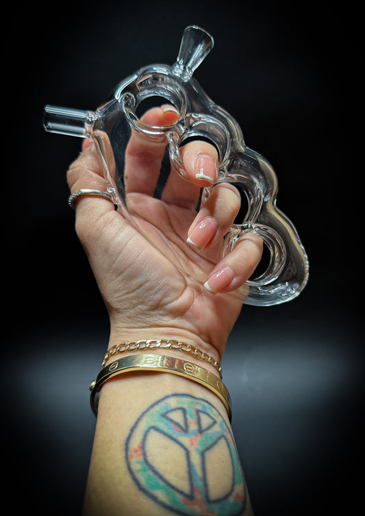 Brass Knuckle Hand Pipe